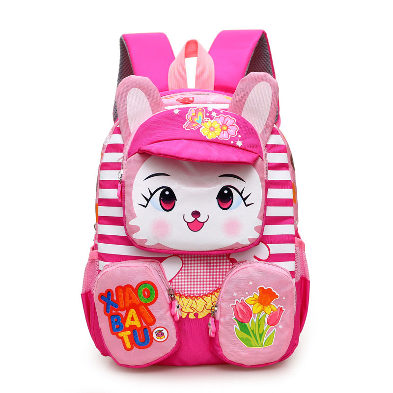 Children's Cartoon Burden Reduction Spine Protection Primary Kindergarten School Bags