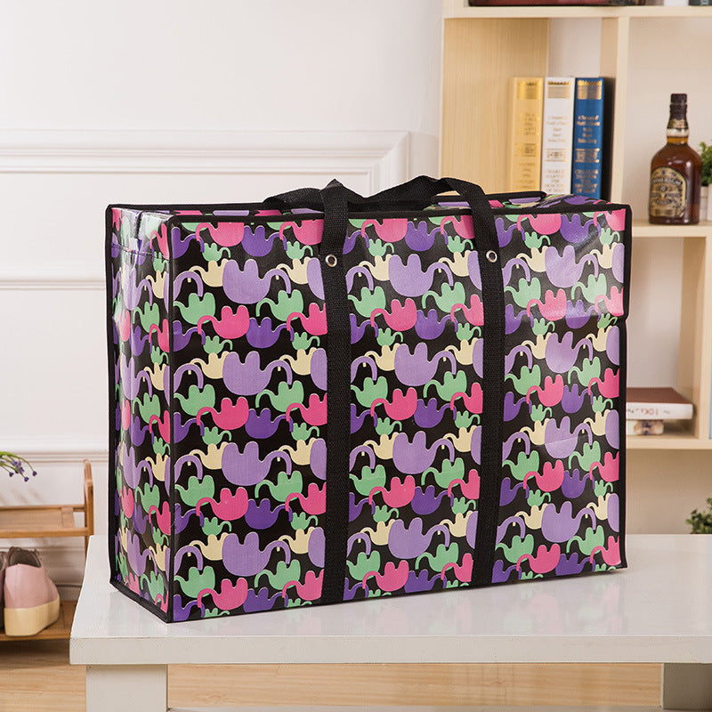 Large Fabric Moving Cotton Quilt Buggy Travel Bags