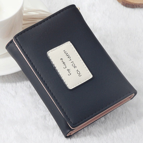 Women's Simple Folding Indie Pop Tassel Mini Ladies Wallets