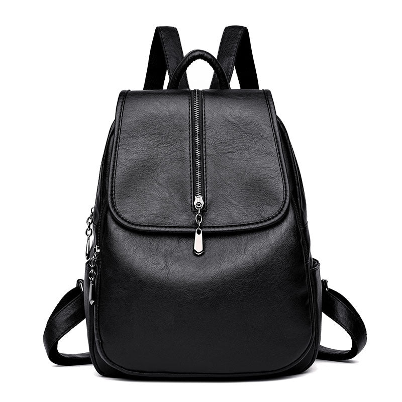 Women's Soft Surface Korean Style Leisure Big Backpacks