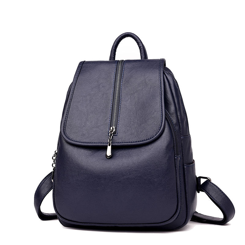 Women's Soft Surface Korean Style Leisure Big Backpacks