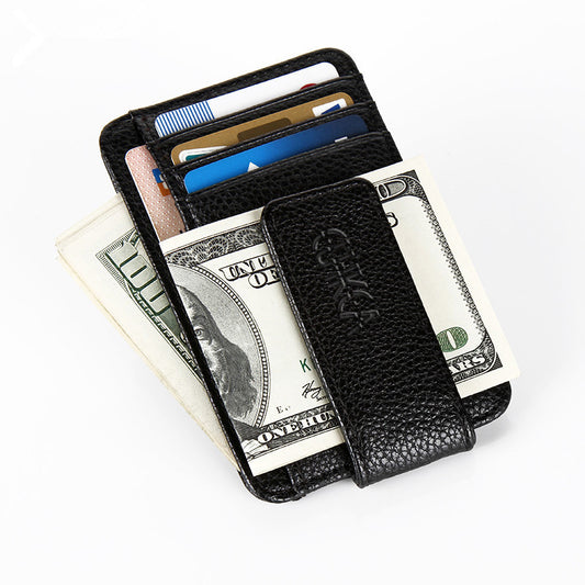 Women's & Men's Fashion American Gold Magnetic Snap Portable Men's Wallets