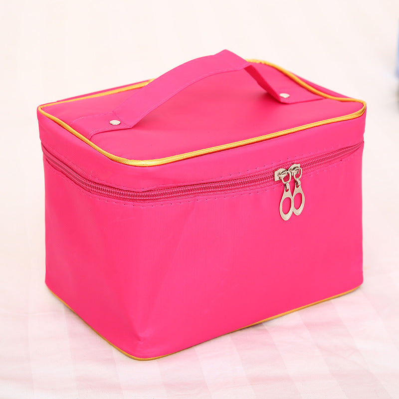 Capacity Satin Cartoon Storage Hand-held Make-up Bags