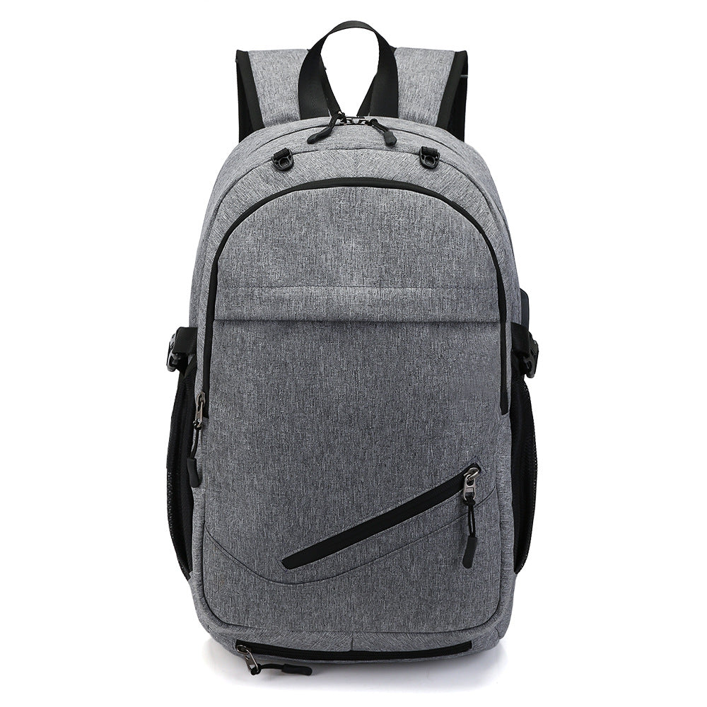 Men's Basketball Oxford Cloth Rechargeable Waterproof Inch Backpacks