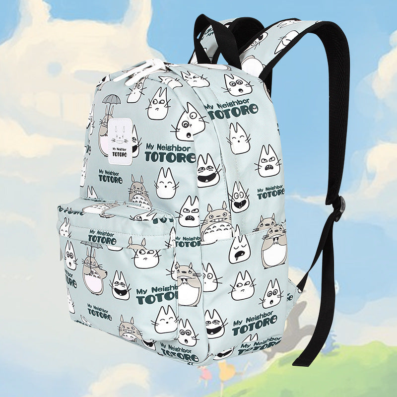 Attaque périphérique d'anime sur les sacs à dos de sport Titan Totoro