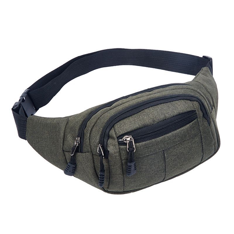 Men's Fashion Stall Canvas Cash Korean Cycling Waist Packs