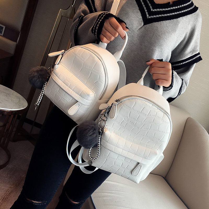 Women's Korean Soft Leather Trendy Personalized Mini Backpacks