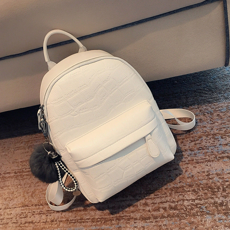 Women's Korean Soft Leather Trendy Personalized Mini Backpacks