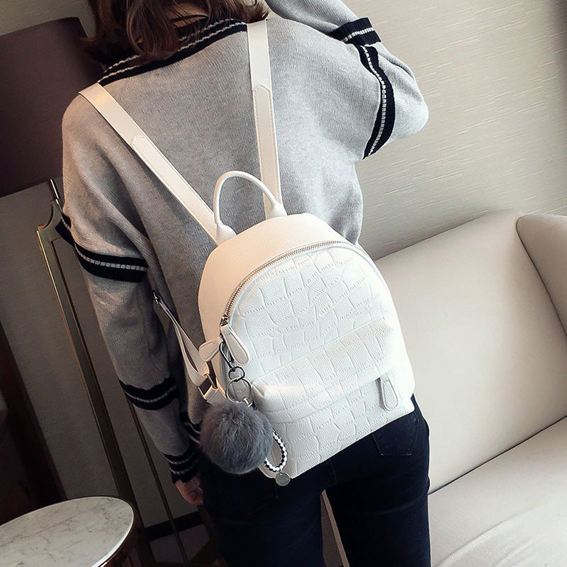 Women's Korean Soft Leather Trendy Personalized Mini Backpacks