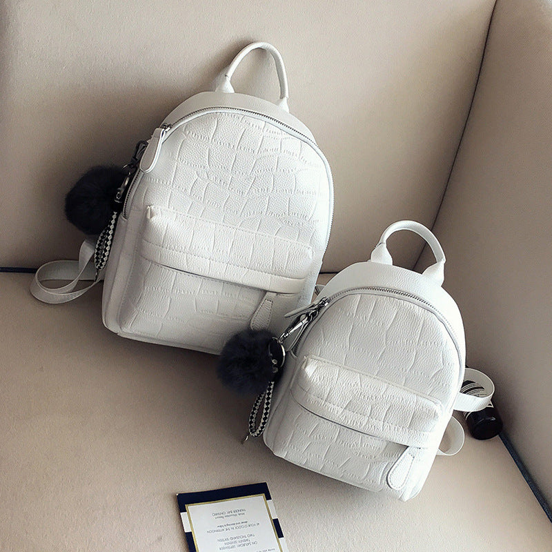 Women's Korean Soft Leather Trendy Personalized Mini Backpacks