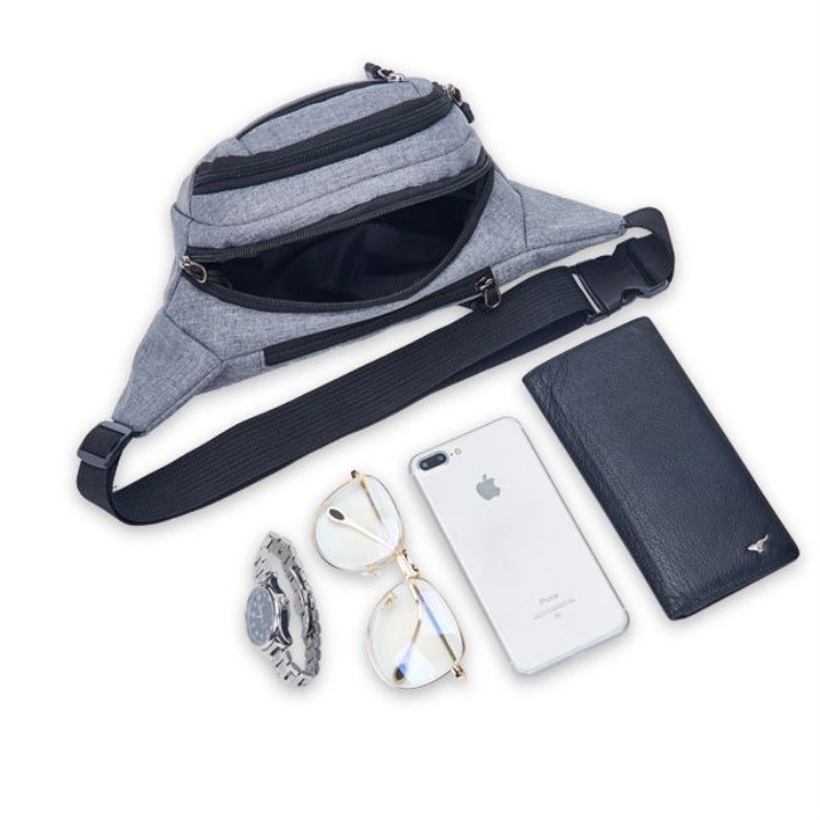 Men's Fashion Stall Canvas Cash Korean Cycling Waist Packs