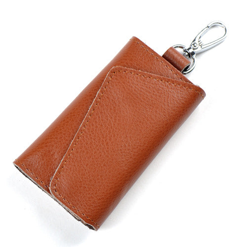 Men's Creative Versatile Car Leather Hanging Key Bags