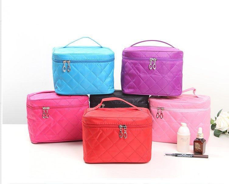 Cool Fashion Cubic Rhombus Storage Portable Cosmetic Bags