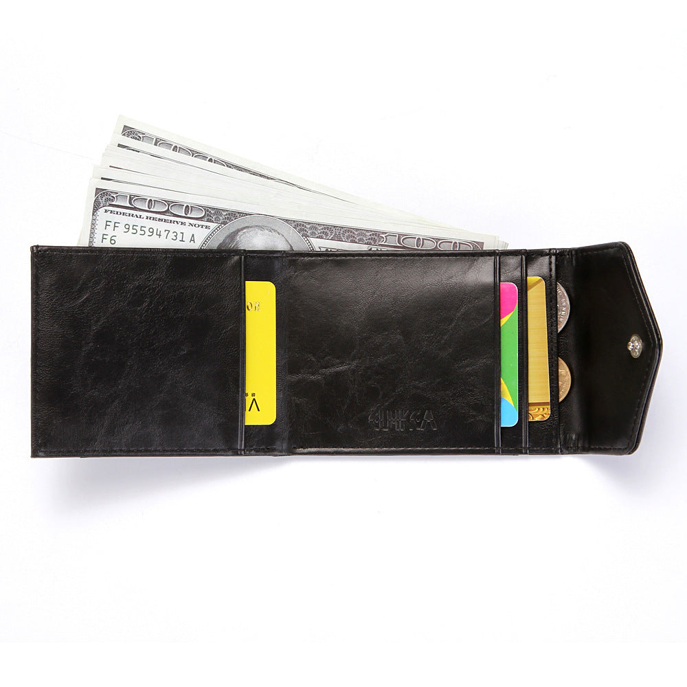 Men's Durable Versatile Creative Fashion Bank Men's Wallets