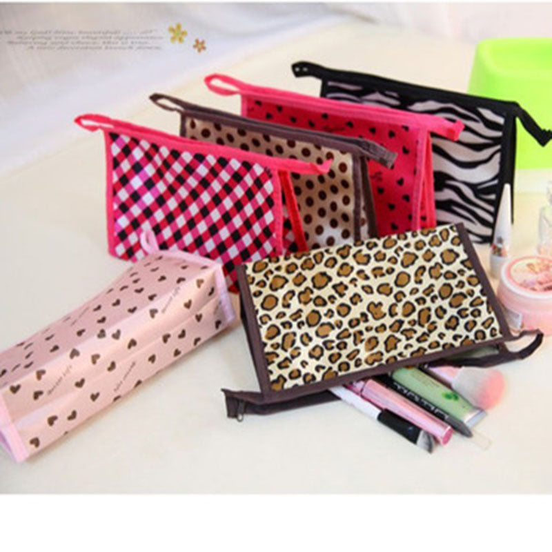 Multicolor Pattern Cute Fashion Satin Small Cosmetic Bags