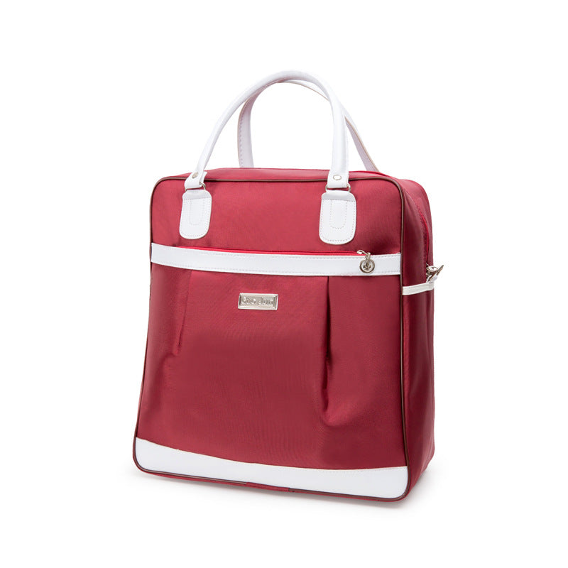 Grands sacs de voyage pliants portables en tissu Oxford pour femmes