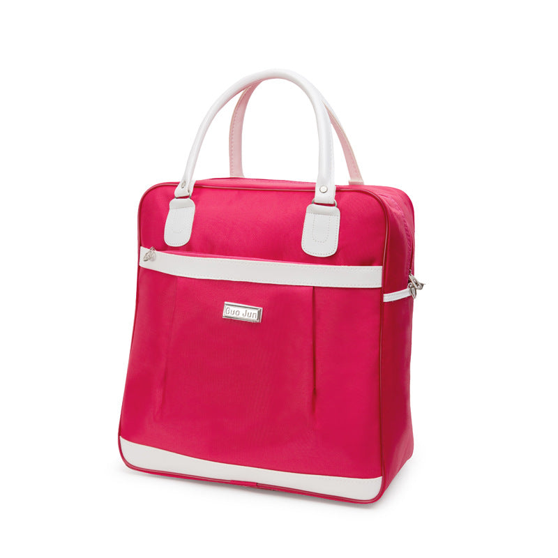 Grands sacs de voyage pliants portables en tissu Oxford pour femmes