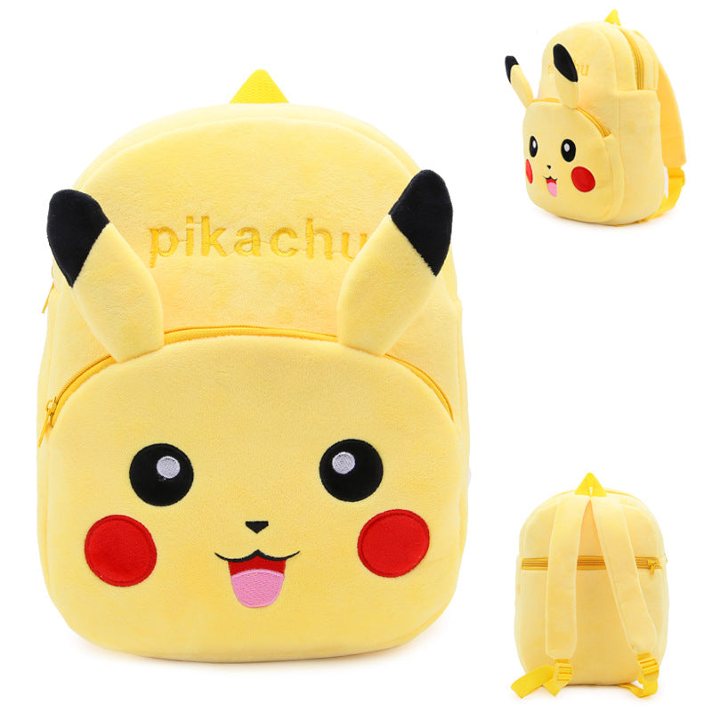 Children's Korean Burden Alleviation Plush Cartoon Anime Children's Backpacks