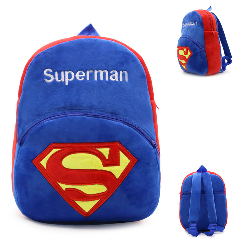 Children's Korean Burden Alleviation Plush Cartoon Anime Children's Backpacks