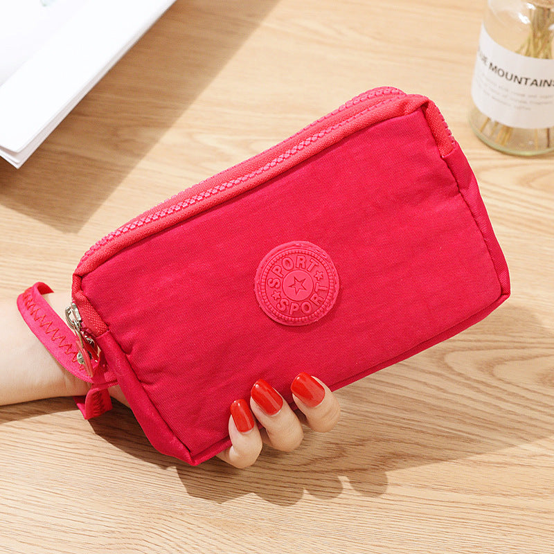 Women's Korean Fabric Clutch Long Fashion Large Capacity Coin Purses