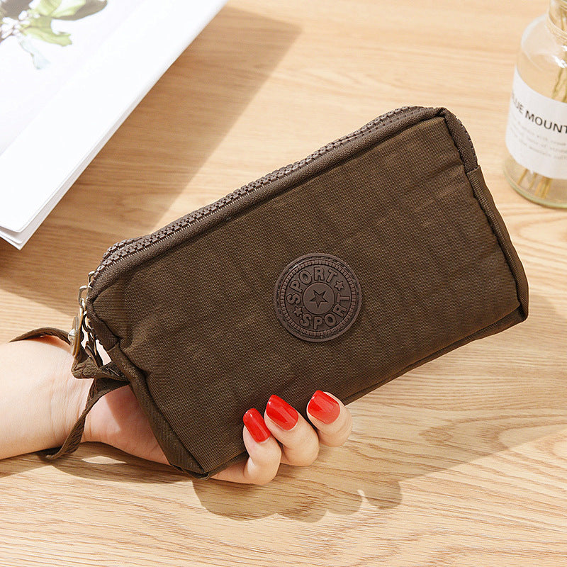 Women's Korean Fabric Clutch Long Fashion Large Capacity Coin Purses