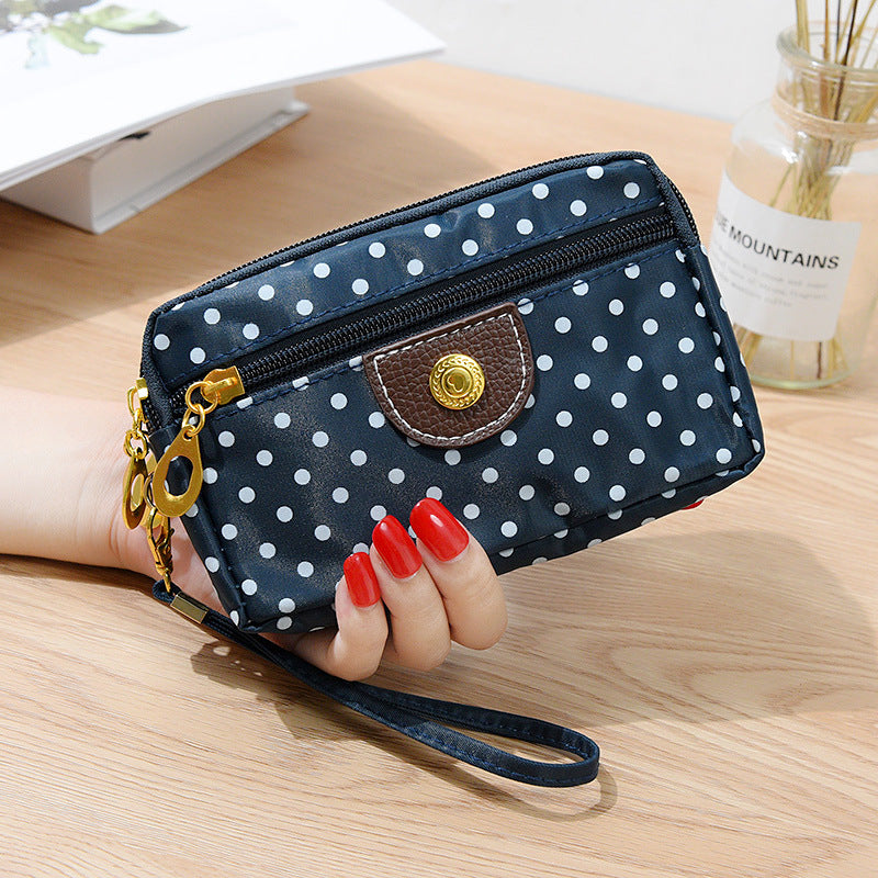 Women's Cloth Short Change Large Screen Mobile Coin Purses