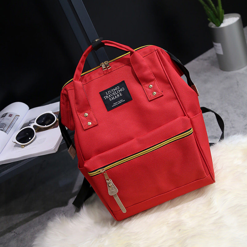 Women's Style Large Wire Clip Canvas Junior Backpacks