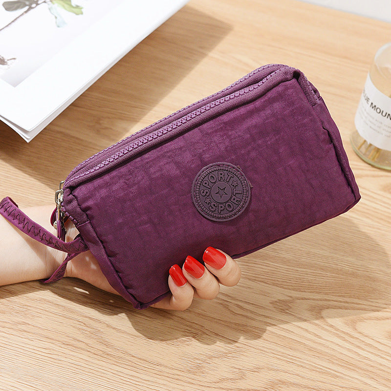 Women's Korean Fabric Clutch Long Fashion Large Capacity Coin Purses