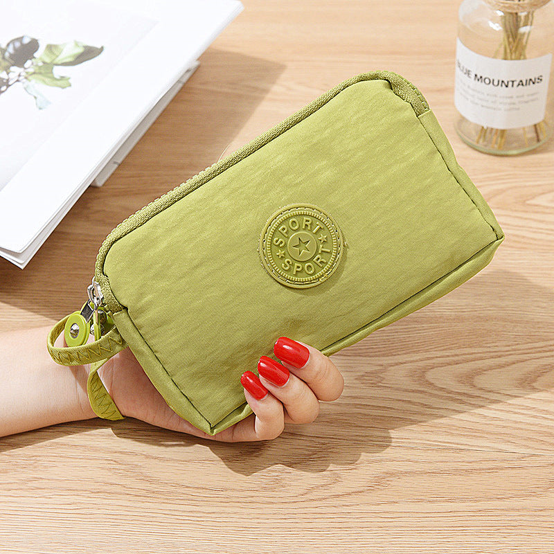 Women's Korean Fabric Clutch Long Fashion Large Capacity Coin Purses