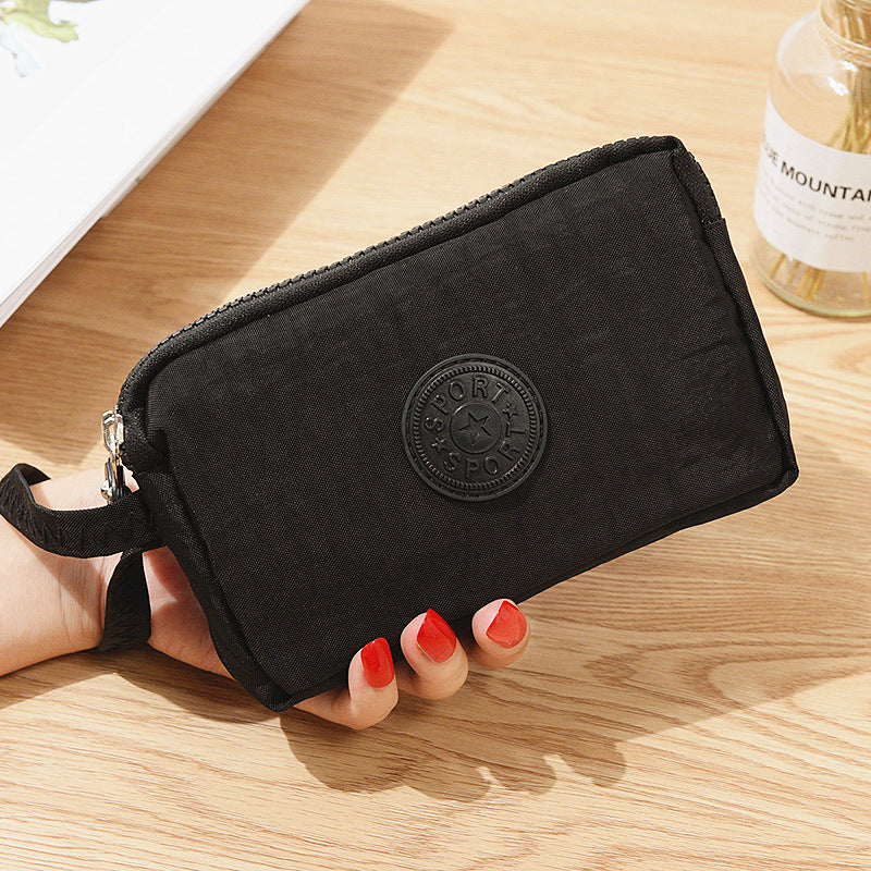 Women's Korean Fabric Clutch Long Fashion Large Capacity Coin Purses