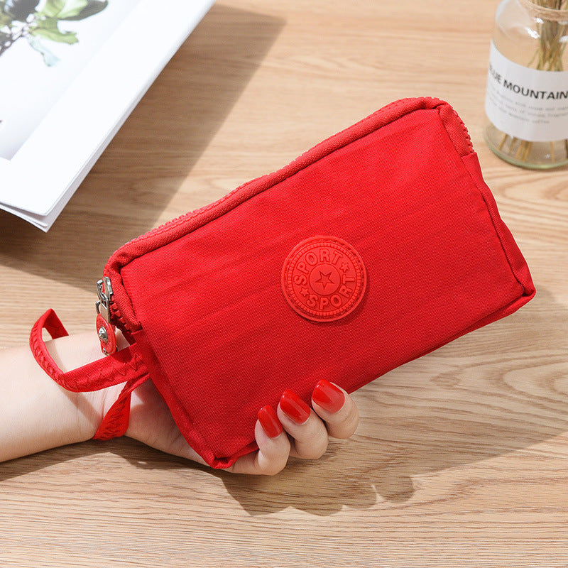 Women's Korean Fabric Clutch Long Fashion Large Capacity Coin Purses