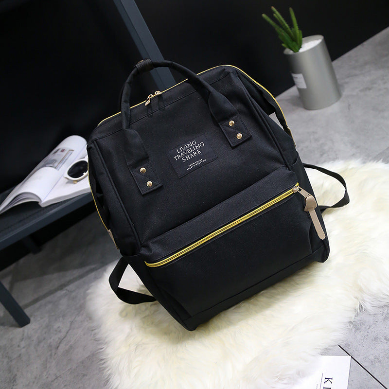 Women's Style Large Wire Clip Canvas Junior Backpacks