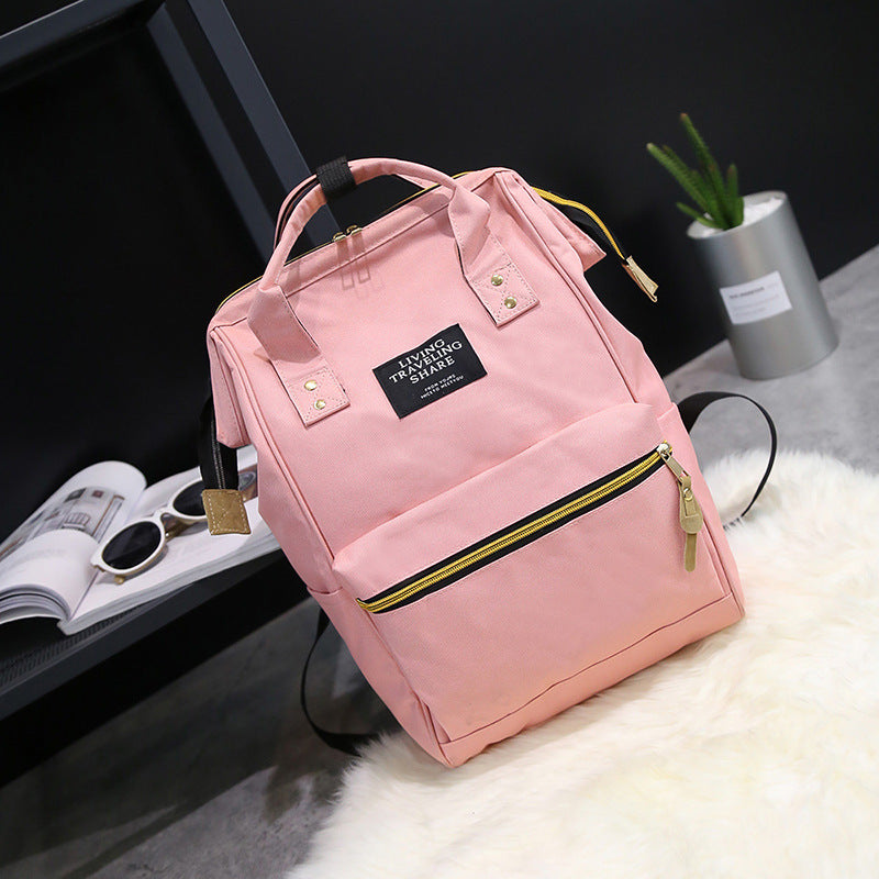 Women's Style Large Wire Clip Canvas Junior Backpacks