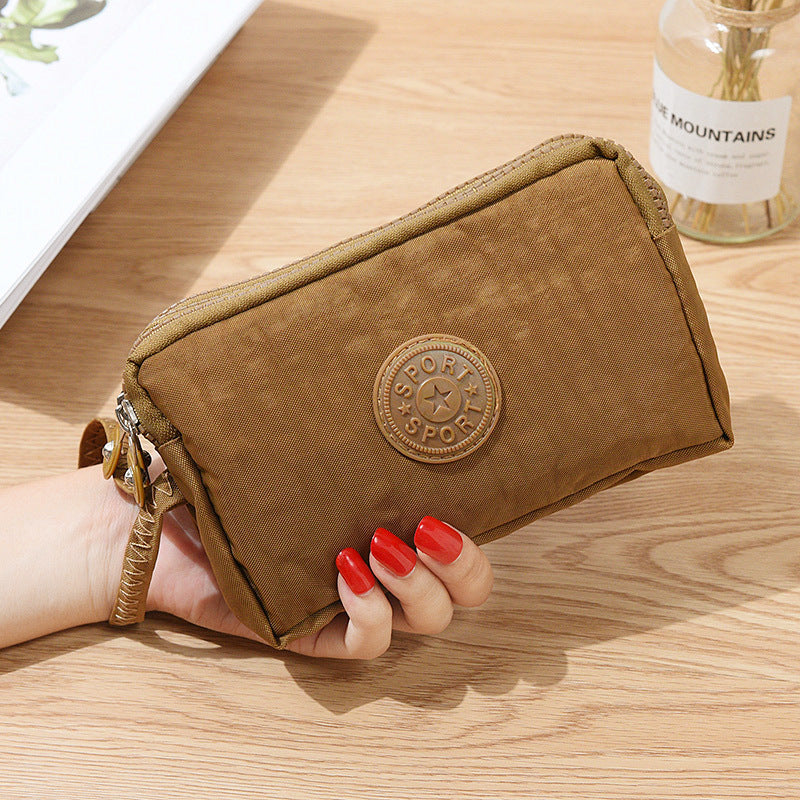 Women's Korean Fabric Clutch Long Fashion Large Capacity Coin Purses