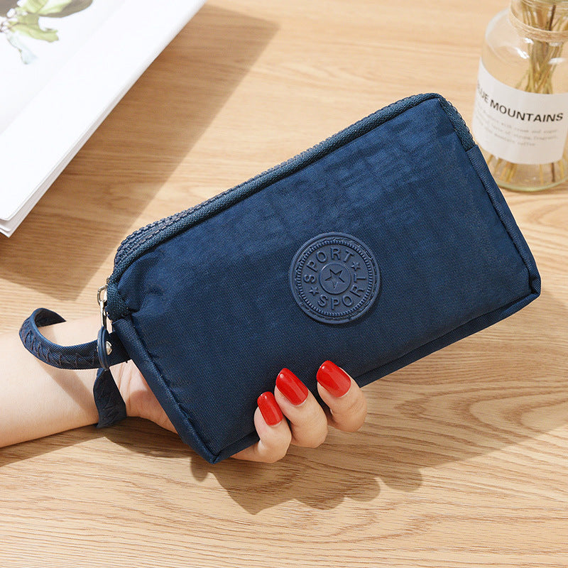 Women's Korean Fabric Clutch Long Fashion Large Capacity Coin Purses