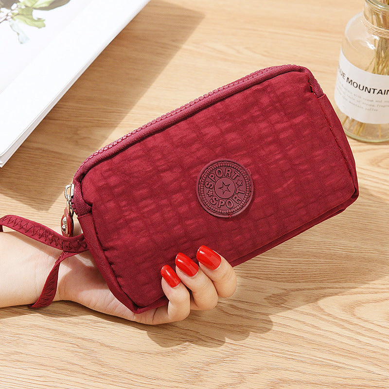 Women's Korean Fabric Clutch Long Fashion Large Capacity Coin Purses