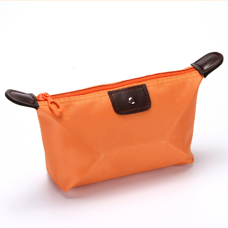 Color Multifunctional Portable Nylon Dumplings Waterproof Cosmetic Bags