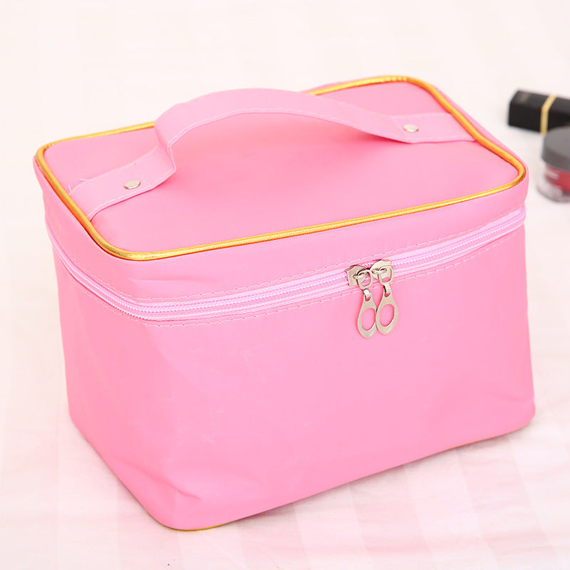 Capacity Satin Cartoon Storage Hand-held Make-up Bags