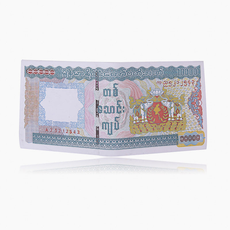 Men's Creative Short Print Pattern Money Lady's Card Holder