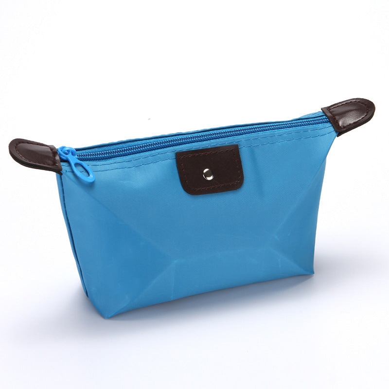 Color Multifunctional Portable Nylon Dumplings Waterproof Cosmetic Bags