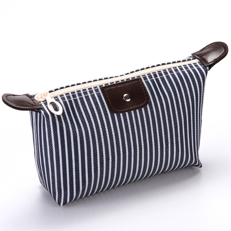 Portable Waterproof Skin Care Buggy Canvas Cosmetic Bags