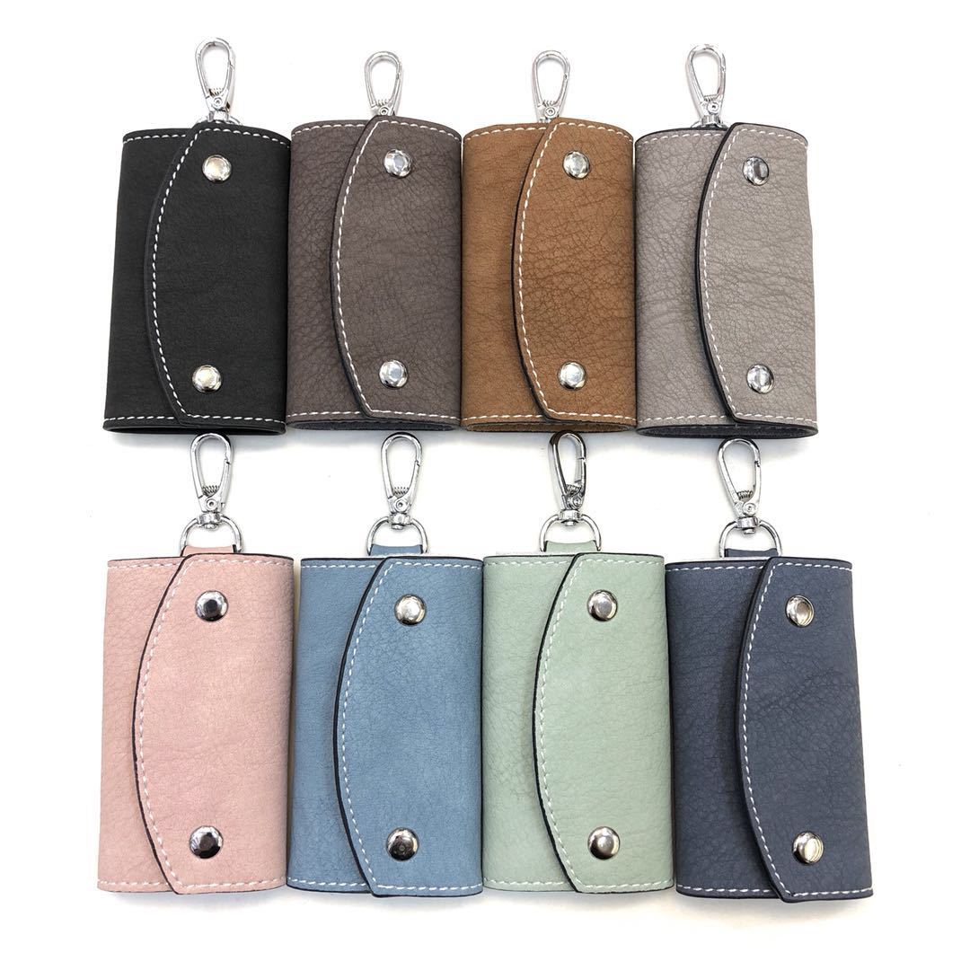 Women's Classic Car Leather Pendant Storage Key Bags