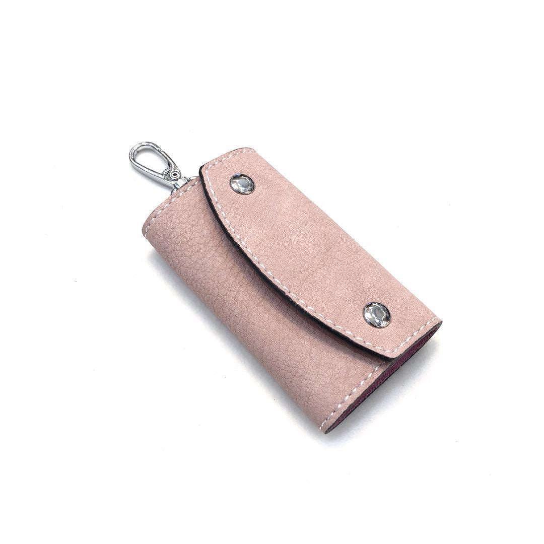 Women's Classic Car Leather Pendant Storage Key Bags