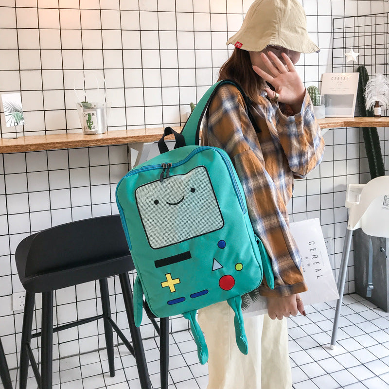 Adventure Time Sacs à dos de personnalité drôles bidimensionnels doux