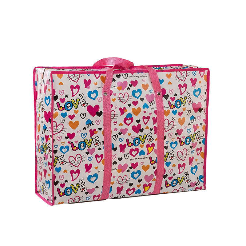 Large Fabric Moving Cotton Quilt Buggy Travel Bags