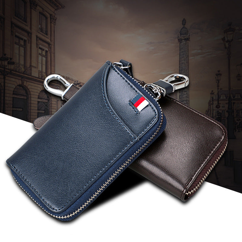 Men's Car Leather Hanging Business Door Gift Key Bags