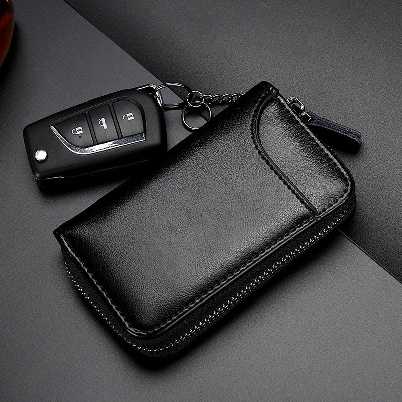 Women's & Men's & Genuine Leather Car Cover Fashion Key Bags