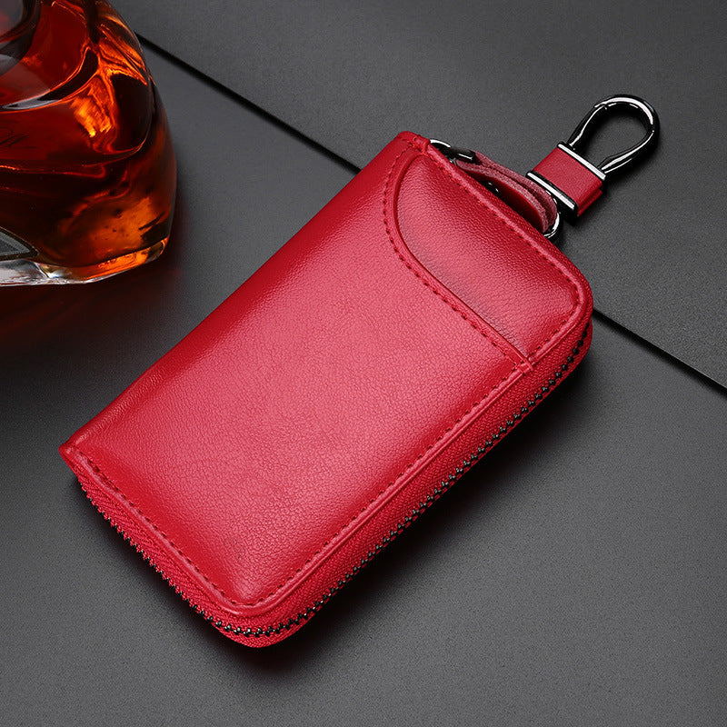 Women's & Men's & Genuine Leather Car Cover Fashion Key Bags