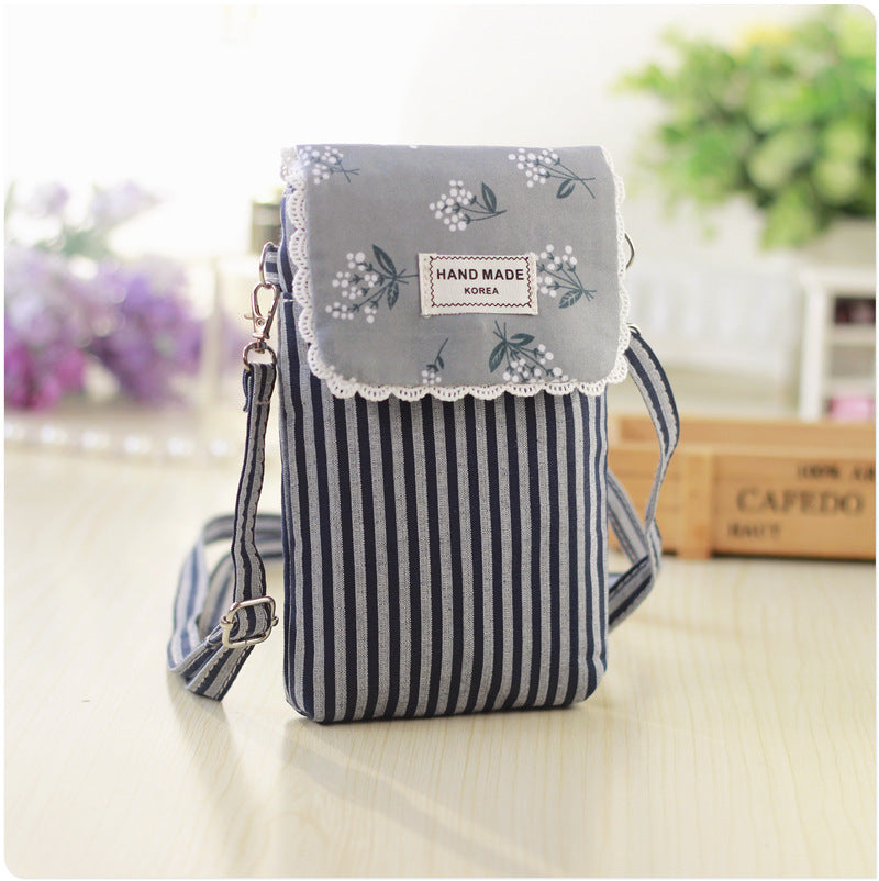 Bouquet Cotton Cloth Mobile Rural Long-term Phone Bags