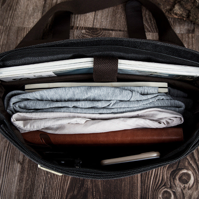 Toile pour hommes pour les sacs de voyage de loisirs coréens à la mode